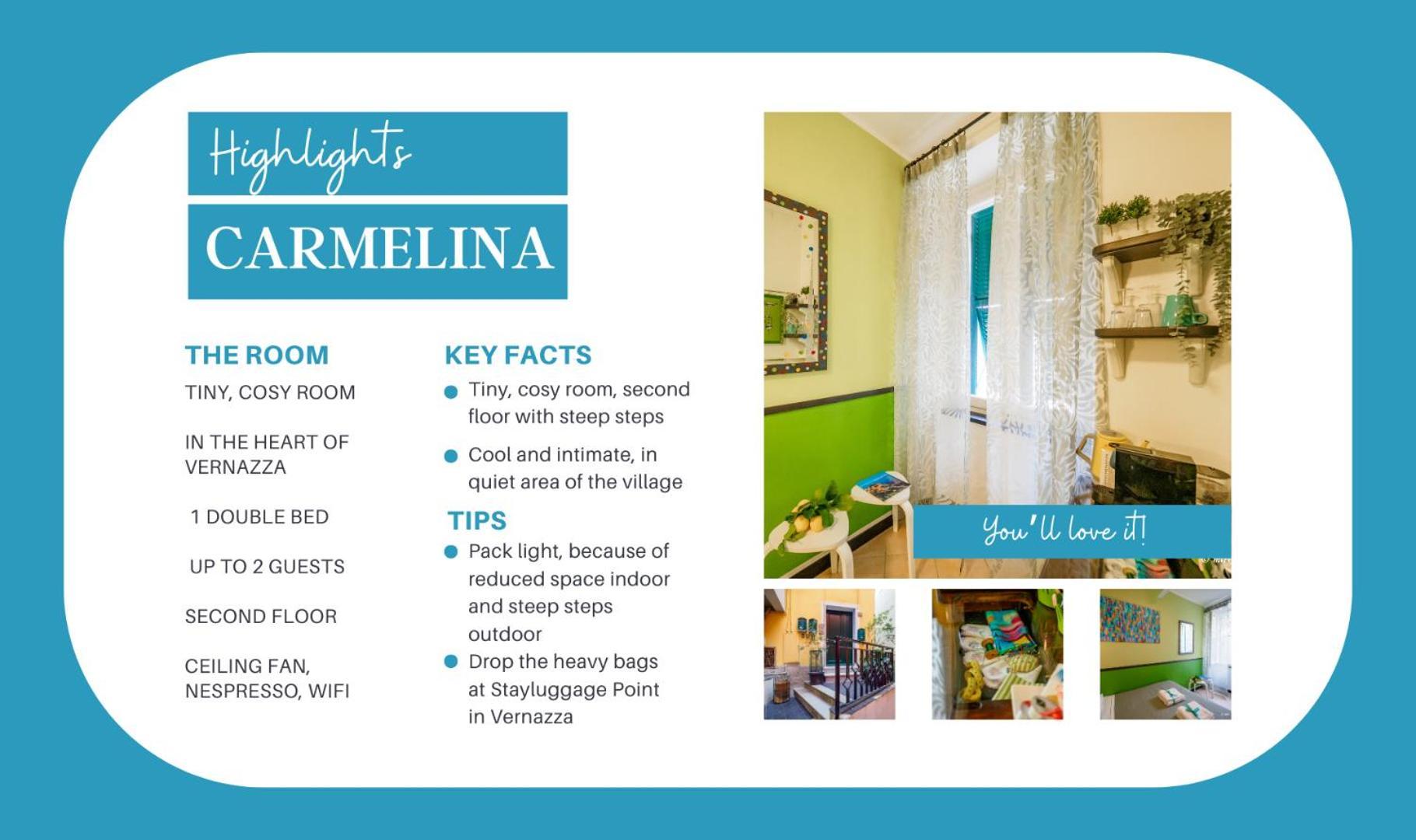 Carmelina Room Vernazza Exteriér fotografie